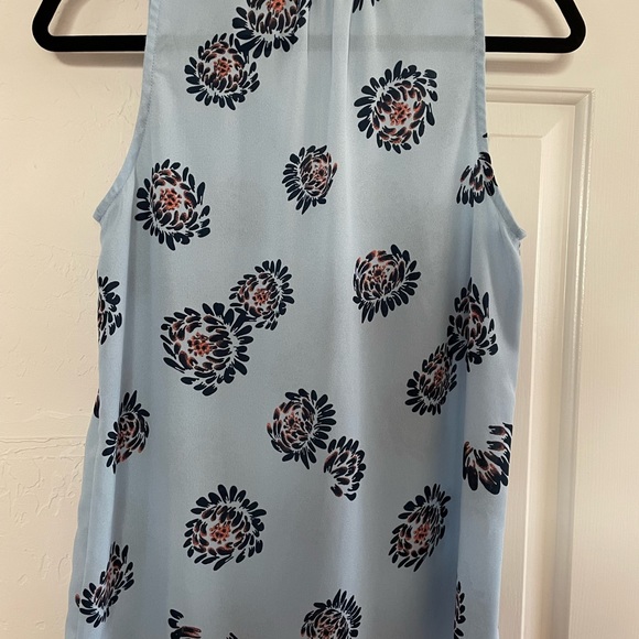 Alice Blue Simona Henley Blouse - Picture 2 of 6